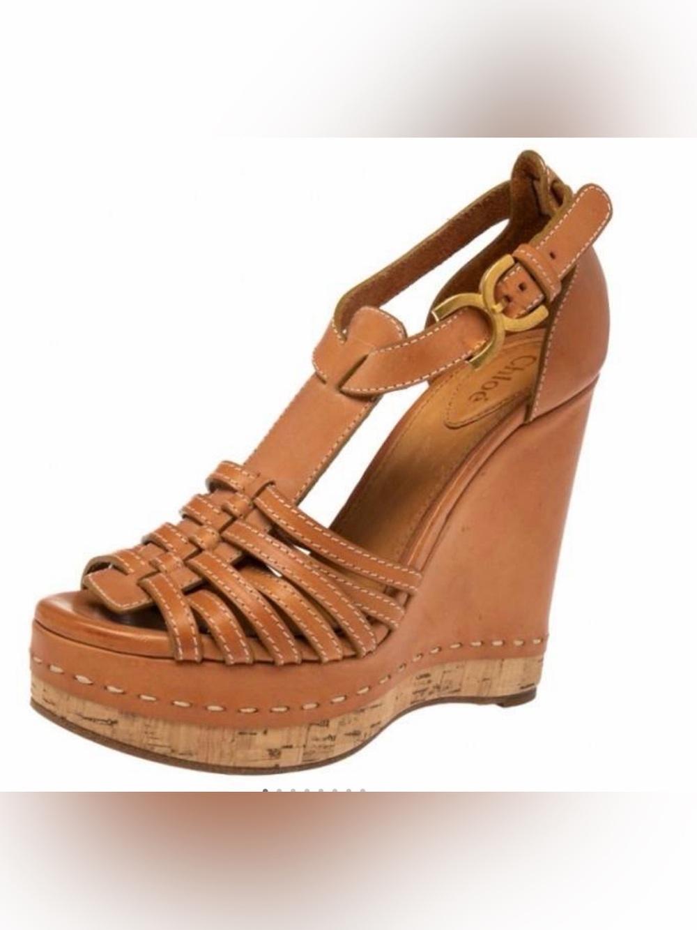 Chloé Tucson Wedge Sandals